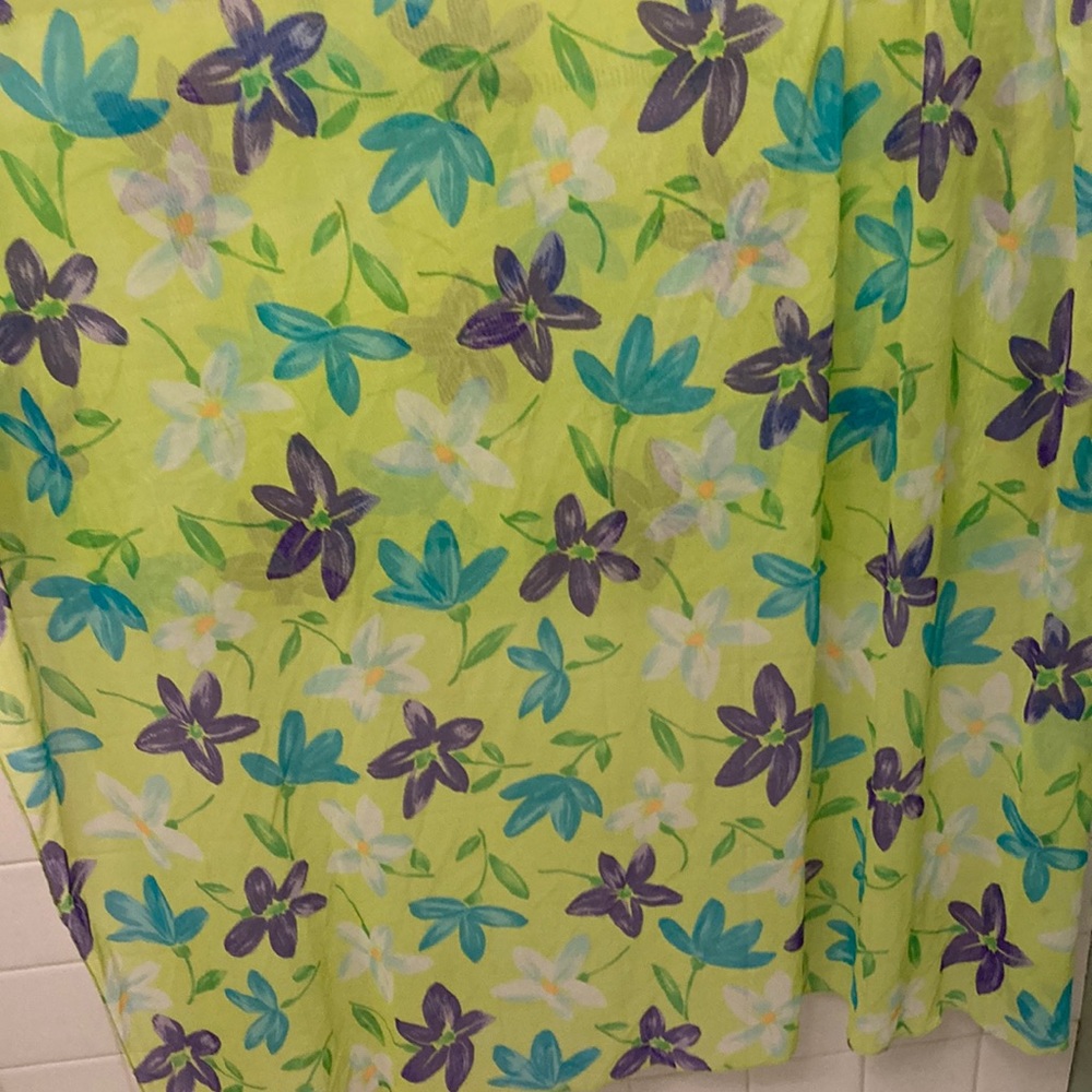 NWOT Tropical Print Sarong Swimwear Coverup